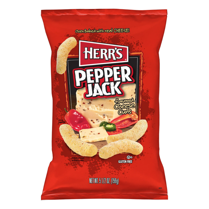 HERRS - Pepper Jack Cheese Curls 156g