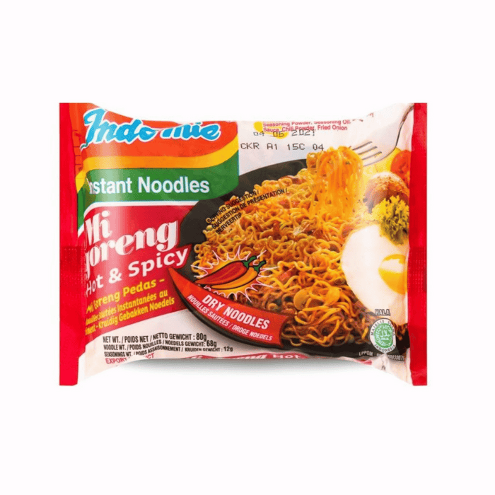 Indomie Hot & Spicy Instant Noodles 80g
