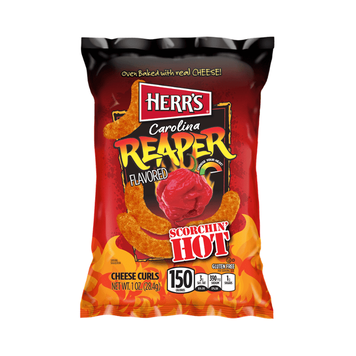 HERRS - Cheese Curls Carolina Reaper 28g - The Pantry SA