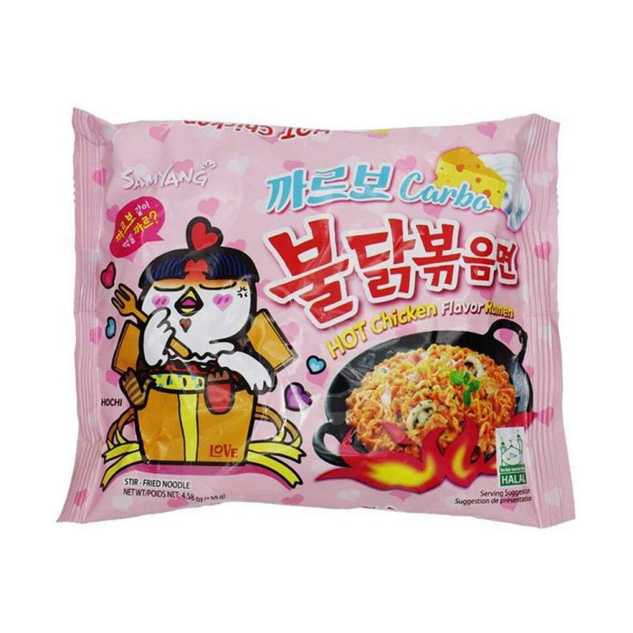 Samyang Carbo Hot Chicken Flavour Ramen Noodle 130g - The Pantry SA