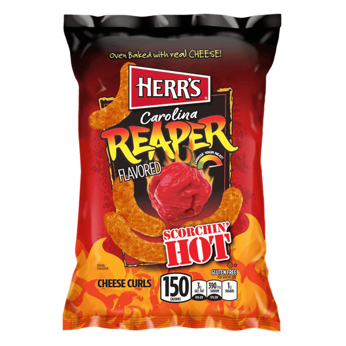 HERRS - Cheese Curls Carolina Reaper 184g