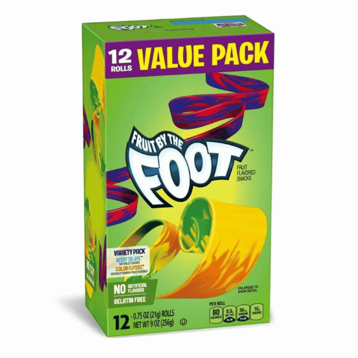 Fruit By The Foot Variety Pack 256g