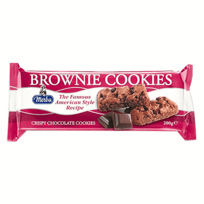 Merba Chocolate Brownie Cookies 200g