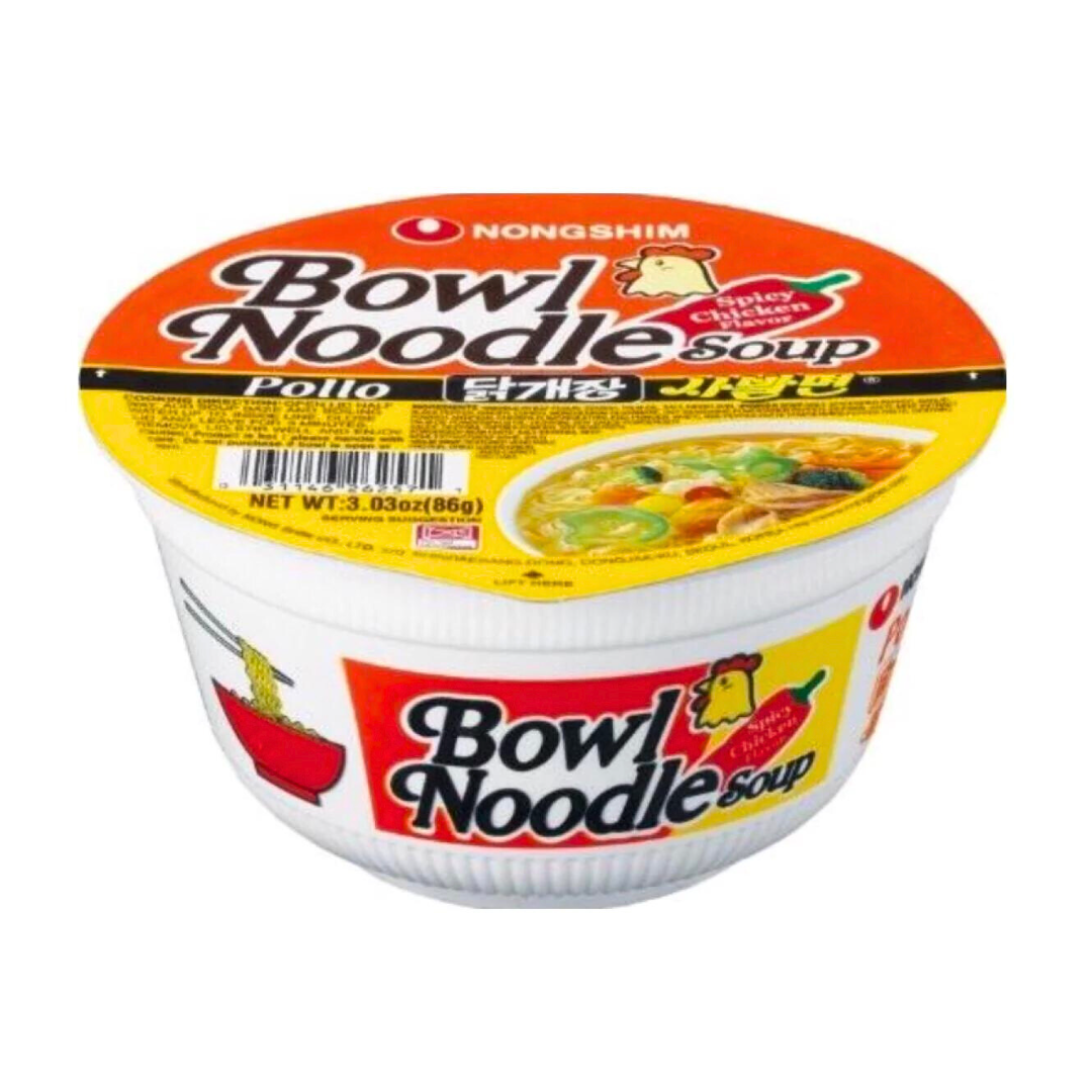 Nongshim Spicy Chicken Noodle Bowl 86g — The Pantry SA