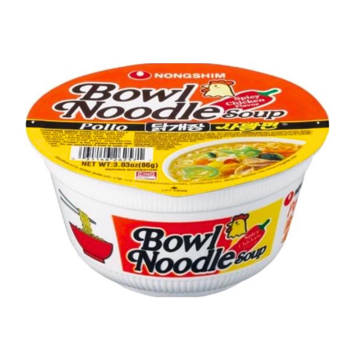 Nongshim Spicy Chicken Noodle Bowl 86g
