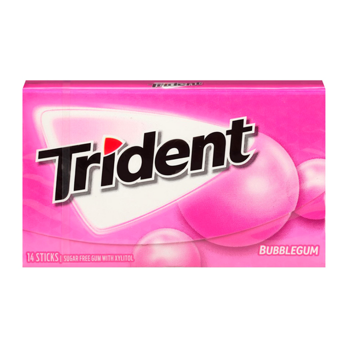 TRIDENT Gum 14pc Bubble Gum