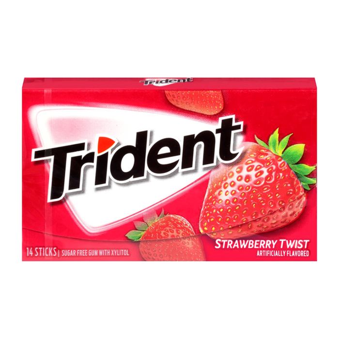 TRIDENT Gum 14pc Strawberry Twist