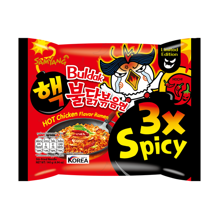 Samyang 3X Spicy Hot Chicken Flavour Ramen Noodle
