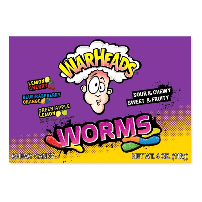 WARHEADS Sour Worms 113g