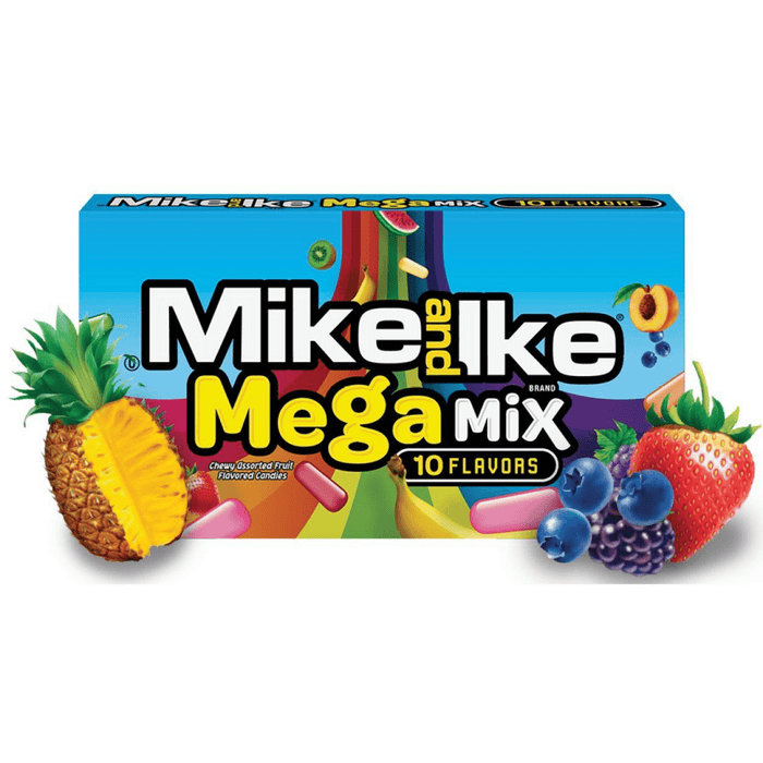 Mike & Ike Mega Mix 10 Flavours 141g - The Pantry SA 