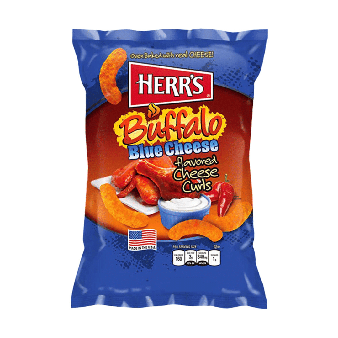 HERRS Buffalo Blue Cheese Curls 198g — The Pantry SA