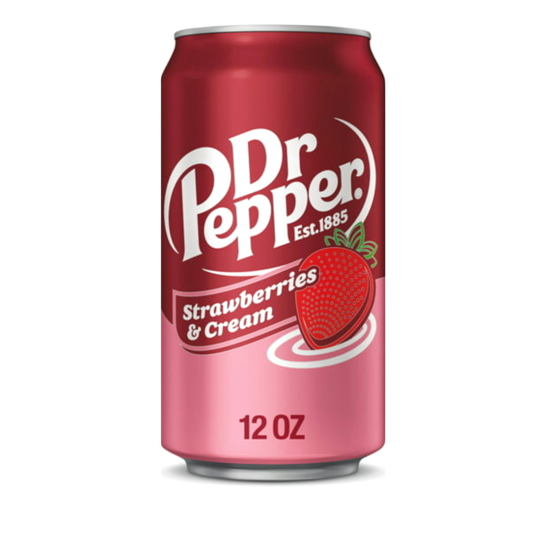 Dr Pepper Strawberry & Cream 355ml — The Pantry SA