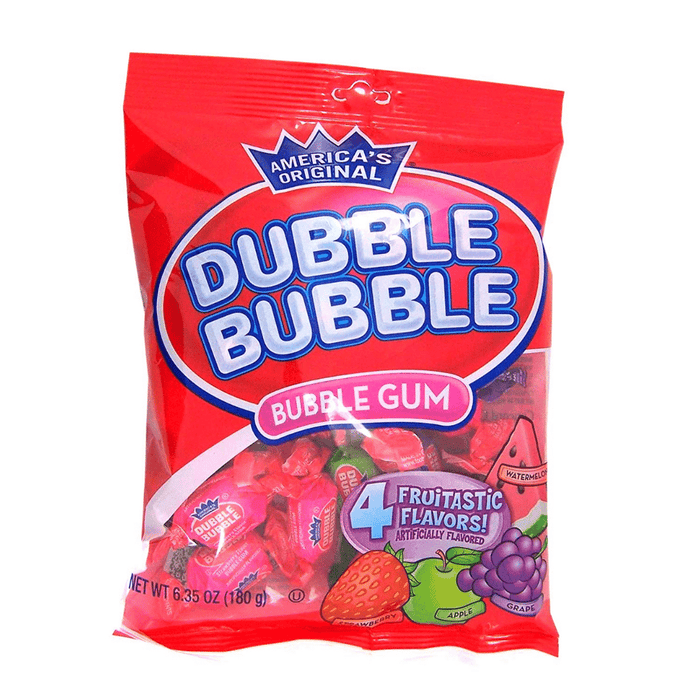 Dubble Bubble Assorted Fruit 180g