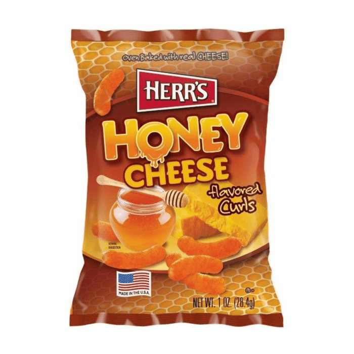HERRS - Cheese Curls Honey Cheese 28g
